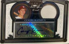 Colby Rasmus [Autograph Relic] #BS-CR Baseball Cards 2005 Bowman Sterling Prices