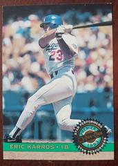 Eric Karros #8 Baseball Cards 1993 O Pee Chee Premier Star Performers Prices