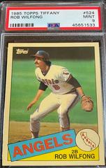 Rob Wilfong #524 Baseball Cards 1985 Topps Tiffany Prices