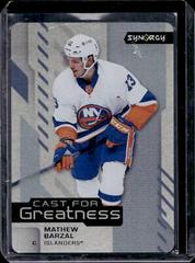 Mathew Barzal Hockey Cards 2021 Upper Deck Synergy Cast for Greatness Prices
