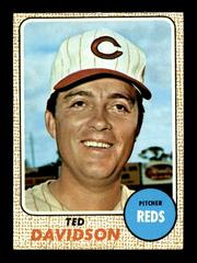 Ted Davidson #48 Baseball Cards 1968 Topps Milton Bradley Prices