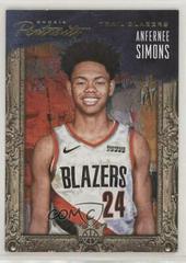 Anfernee Simons [Rookie] #33 Basketball Cards 2018 Panini Court Kings Portraits Prices