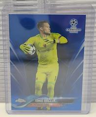 Tomas Vaclik [Blue Refractor] Soccer Cards 2017 Topps Chrome UEFA Champions League Prices