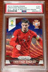 Cristiano Ronaldo [Blue & Red Wave Prizm] #161 Soccer Cards 2014 Panini Prizm World Cup Prices