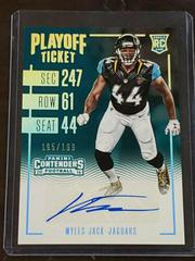 Myles Jack [Autograph Playoff Ticket] Football Cards 2016 Panini Contenders Prices