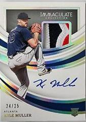 Kyle Muller [Patch Autograph Holo Silver] Baseball Cards 2022 Panini Immaculate Prices