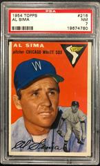 Al Sima Baseball Cards 1954 Topps Prices
