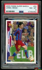 Lionel Messi #50 Soccer Cards 2005 Panini Super Barca Prices