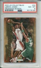 LeBron James #24 Basketball Cards 2003 UD Collectibles Freshman Season Prices