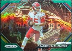 Patrick Mahomes II [Green] #F-2 Football Cards 2023 Panini Prizm Fireworks Prices