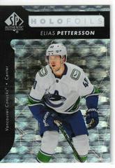 Elias Pettersson Hockey Cards 2022 SP Authentic Holofoils Prices