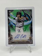 Corbin Carroll [Green] Baseball Cards 2023 Topps Inception Rookie and Emerging Stars Autographs Prices