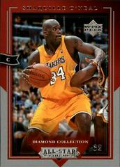 Shaquille O'Neal #43 Basketball Cards 2004 Upper Deck All-Star Lineup Prices