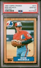 Reid Nichols #87T Baseball Cards 1987 Topps Traded Tiffany Prices