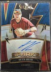 Seth Beer [Tri Color] Baseball Cards 2022 Panini Select Sparks Signatures Prices