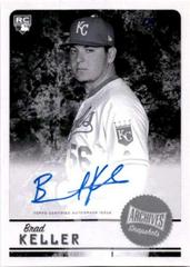 Brad Keller [Autograph Black & White] #AS-BK Baseball Cards 2019 Topps Archives Snapshots Prices