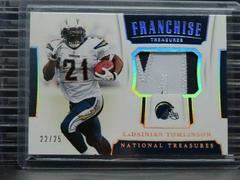 LaDainian Tomlinson Football Cards 2018 National Treasures Franchise Prices