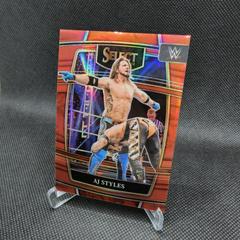 AJ Styles [Red Prizm] #13 Wrestling Cards 2022 Panini Select WWE Prices