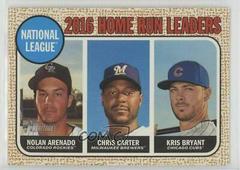 Chris Carter,  Nolan Arenado,  Kris Bryant Baseball Cards 2017 Topps Heritage Prices