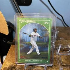 David Ortiz [Sap Green] #2 Baseball Cards 2023 Topps X Bob Ross The Joy Of Prices
