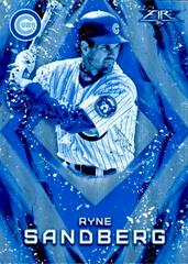 Ryne Sandberg [Blue Chip] #114 Baseball Cards 2017 Topps Fire Prices