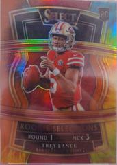 Trey Lance [Tie Dye] #RS-3 Football Cards 2021 Panini Select Rookie Selections Prices