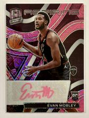 Evan Mobley [Pink] #AA-EMB Basketball Cards 2021 Panini Spectra Aspiring Autographs Prices