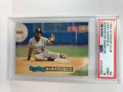 Gary Sheffield [Superstar Sampler] #4 Baseball Cards 1994 Stadium Club Prices