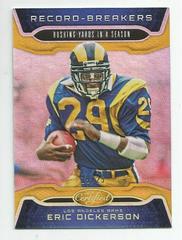 Eric Dickerson [Gold] #RB-ED Football Cards 2019 Panini Certified Record Breakers Prices