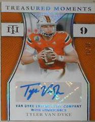 Tyler Van Dyke [Silver] #TM-TVD Football Cards 2022 Panini National Treasures Collegiate Moments Signatures Prices