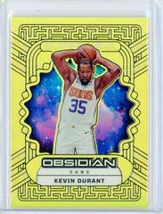 Kevin Durant [Yellow Flood] #2 Basketball Cards 2022 Panini Obsidian Orbital Prices