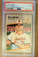 Bill Ripken [Black Box Over Error] Baseball Cards 1989 Fleer Prices