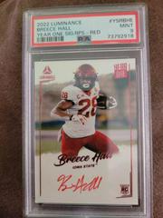 Breece Hall #YSR-BHE Football Cards 2022 Panini Luminance Year One Signatures RPS Prices