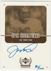 Joe Montana [Gold] Football Cards 1999 Upper Deck Century Legends Epic Signatures Prices