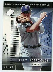 Alex Rodriguez #57 Baseball Cards 2004 Spx Prices