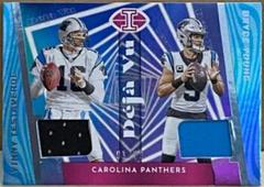 Bryce Young / Vinny Testaverde [Blue] #20 Football Cards 2023 Panini Illusions Deja Vu Prices