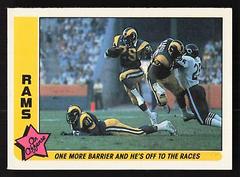Rams [One More Barrier...] #40 Football Cards 1985 Fleer Team Action Prices