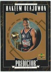 Hakeem Olajuwon #R6 Basketball Cards 1995 Upper Deck Predictor MVP Prices