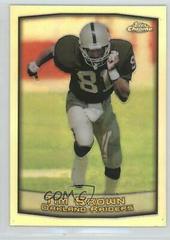 Tim Brown [Refractor] #62 Football Cards 1999 Topps Chrome Prices