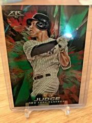 Aaron Judge [Green] #1 Baseball Cards 2018 Topps Fire Prices