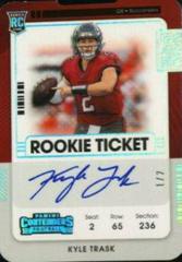 Kyle Trask [Autograph Stub] #121 Football Cards 2021 Panini Contenders Prices