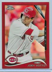 Joey Votto [Red Refractor] #28 Baseball Cards 2014 Topps Chrome Prices