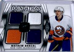 Mathew Barzal #F-MB Hockey Cards 2020 Upper Deck The Cup Foundations Quad Jersey Prices