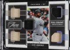 Eloy Jimenez [Silver] Baseball Cards 2022 Panini Three and Two Full Count Swatches Prices