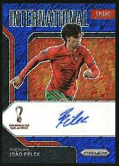 Joao Felix [Blue Shimmer] Soccer Cards 2022 Panini Prizm World Cup International Ink Autograph Prices