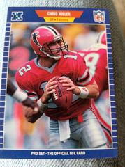 Chris Miller Football Cards 1989 Pro Set Prices