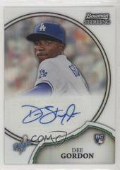 Dee Gordon [Refractor] #15 Baseball Cards 2011 Bowman Sterling Rookie Autographs Prices