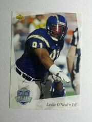 Leslie O'Neal Football Cards 1993 Upper Deck NFL Experience Prices
