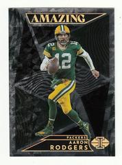 Aaron Rodgers [Black] #A-3 Football Cards 2022 Panini Illusions Amazing Prices