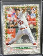 Andre Pallante [Metallic] #HW141 Baseball Cards 2022 Topps Holiday Prices